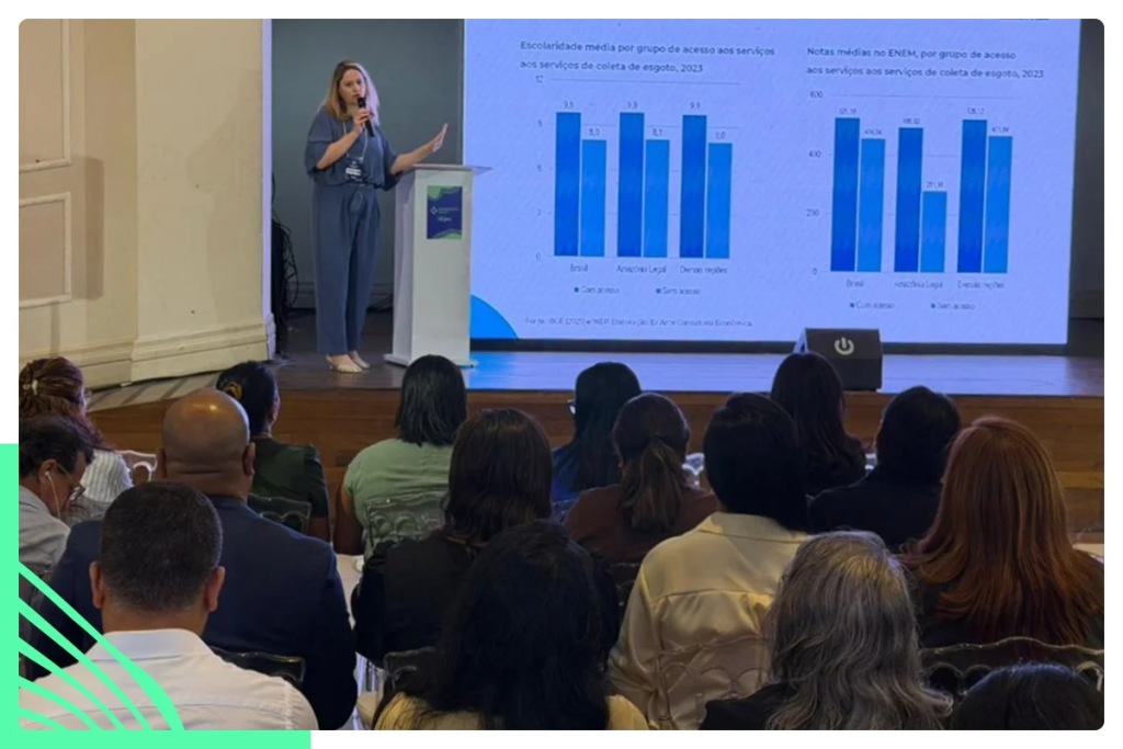 Cintia Torquetto, gerente de Relações Institucionais do Trata Brasil.