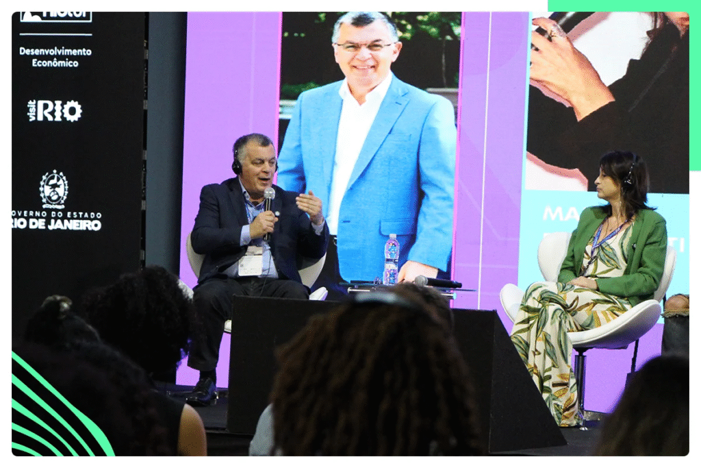 Édison Carlos, presidente do Instituto Aegea, em painel no Rio Innovation Week
