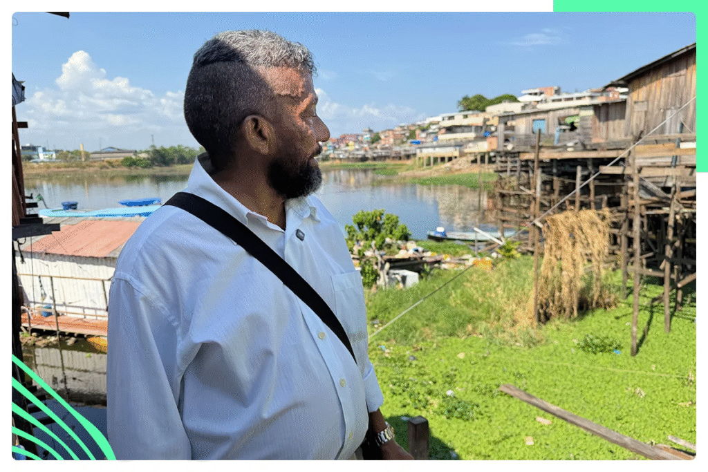 Morador do Educandos, na zona centro-sul de Manaus, Gil Eanes está vendo a transformação acontecer.